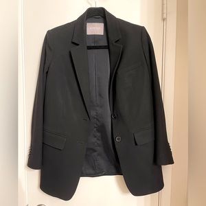Everlane Black Wool Two Button Blazer